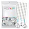 Silver Candy Milk Chocolate Kisses Plus Exclusive Bonus Free Kiss Stickers by Just Candy